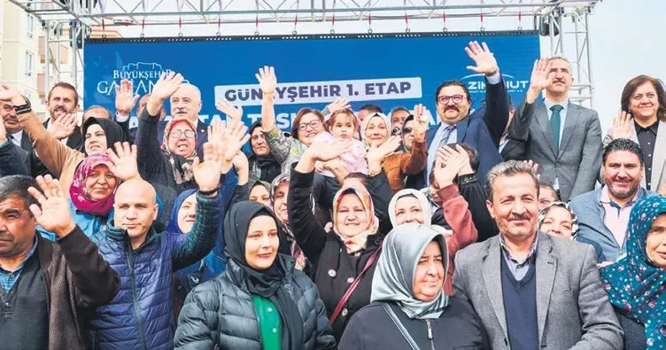 Gaziantep’te 500 konut teslim edildi