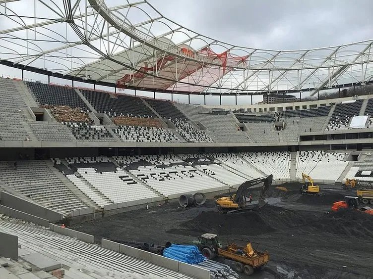 Vodafone Arena’da çatı sürprizi