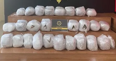 Şanlıurfa’da 223 kilo 250 gram sentetik skunk ele geçirildi #sanliurfa