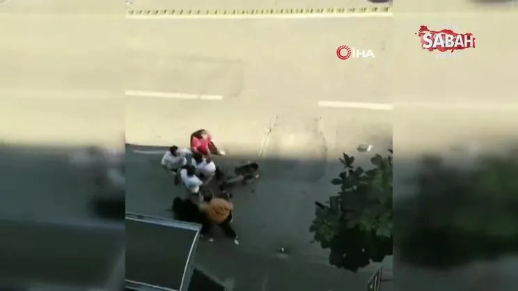 Mehter eşliğinde kavga kameraya böyle yansıdı | Video