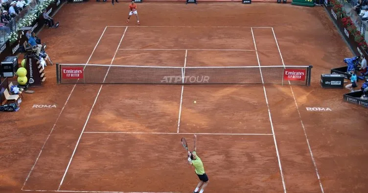 Roma Açık Tenis Turnuvası’nda çeyrek final maçları tamamlandı