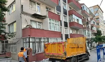 İstanbul’da balkon çöktü: Bina tahliye edildi!