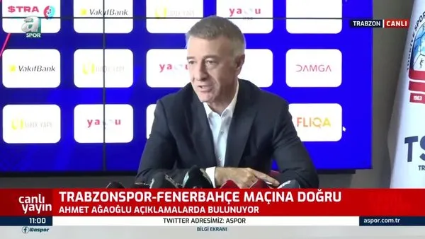 Ahmet Ağaoğlu'ndan Fenerbahçe maçı açıklaması! 'Taraftarın desteği çok önemli...'