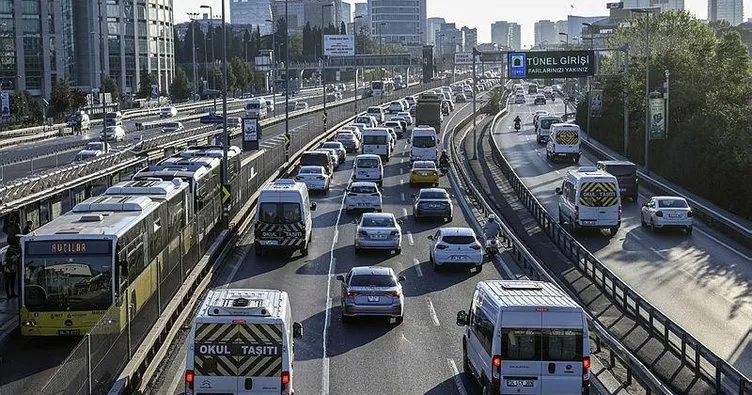 SON DAKİKA TRAFİK: İstanbul’da trafik yoğunluğu yaşanıyor