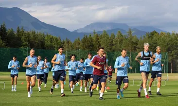 Trabzonspor’da tempolu ve sert antrenman