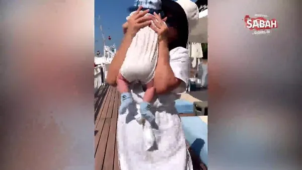 Ünlü oyuncu Hande Soral'dan oğlu Ali'yle dansı sosyal medyaya damga vurdu | Video