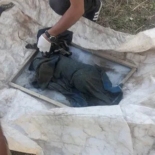 Çoban derede gördüğü brandayı kaldırınca şoke oldu