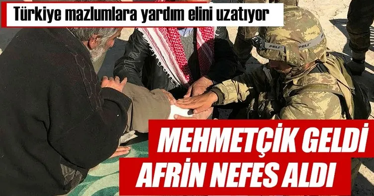 Mehmetçik geldi Afrin nefes aldı