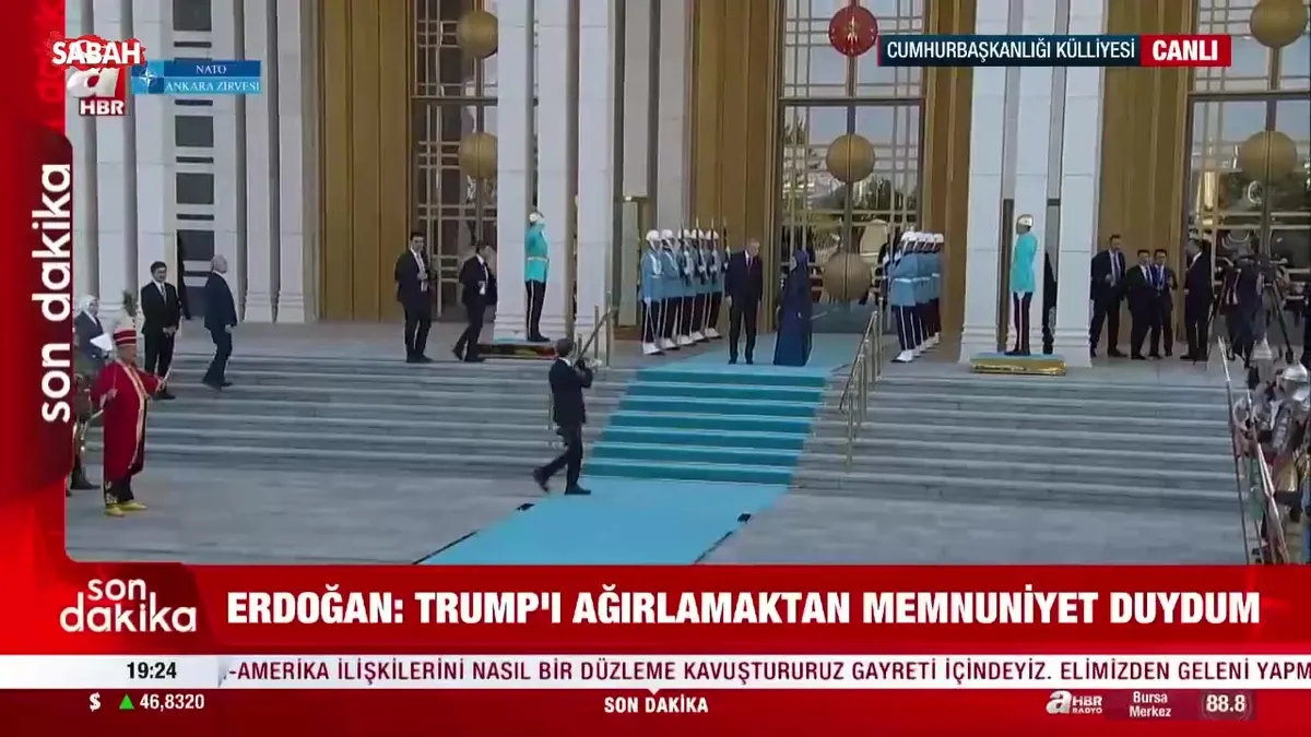 Külliye'de tarihi NATO resepsiyonu