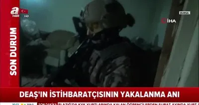 Bursa’da DEAŞ’lı teröristin yakalanma anı kamerada | Video