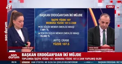 Maaşlara yüzde 85 zam! Erdoğan’ın memur maaşı müjdesi onları da sevindirdi: Emekli maaşı da artıyor | Video