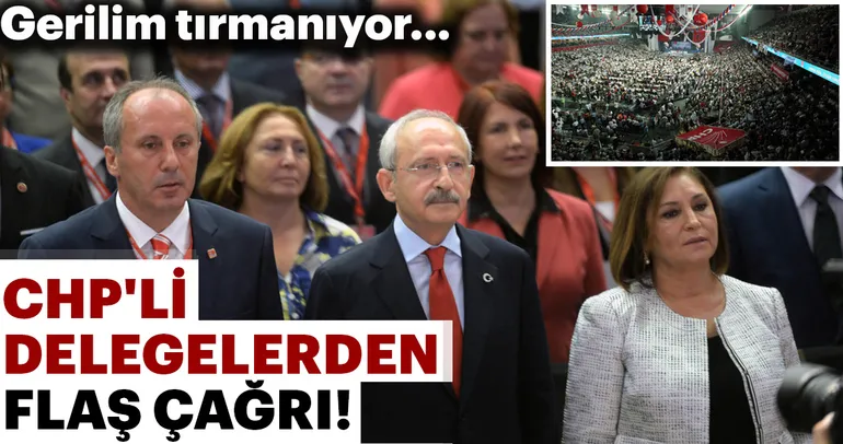 CHP'li delegelerden seçimli olağanüstü kurultay çağrısı