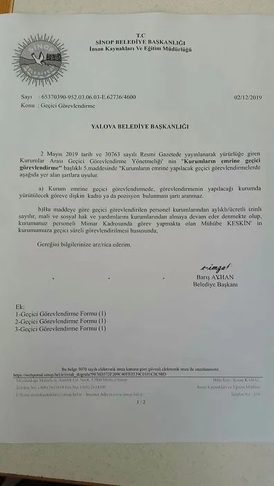Mahkeme, CHP’li Yalova Belediyesi’nden sürgün edilen mimar için yürütmeyi durdurma kararı aldı