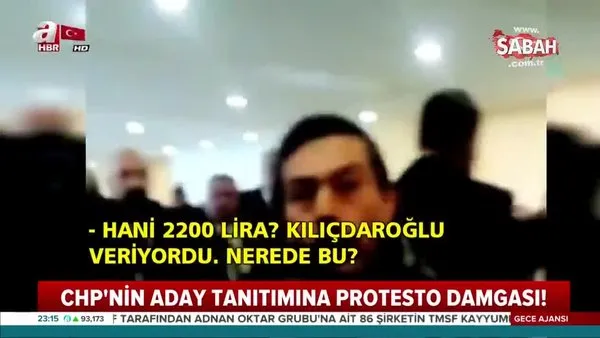 CHP'li işçi Kemal Kılıçdaroğlu'na böyle isyan edince; derdest edilip böyle dışarı atıldı 