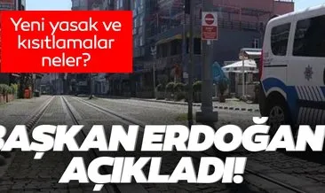 SON DAKİKA: Başkan Erdoğan açıkladı! Lokanta, restoran ve pastanelere getirilen kısıtlamalar: Lokanta, restoran ve pastaneler saat kaça kadar açık olacak?