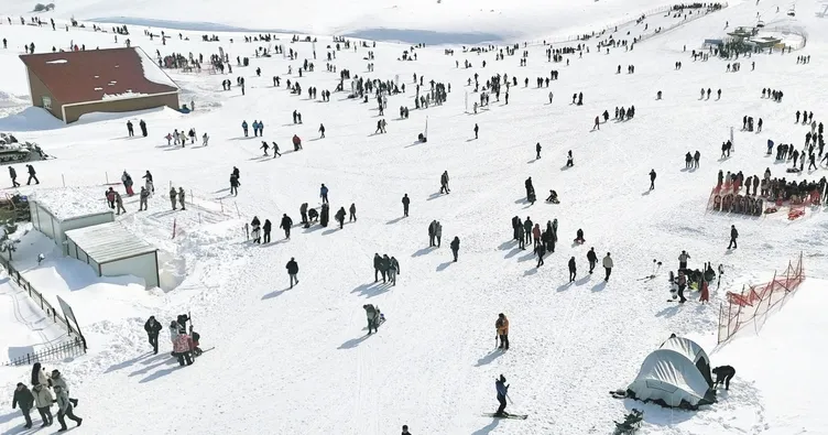 Kayak merkezlerinde sömestir yoğunluğu