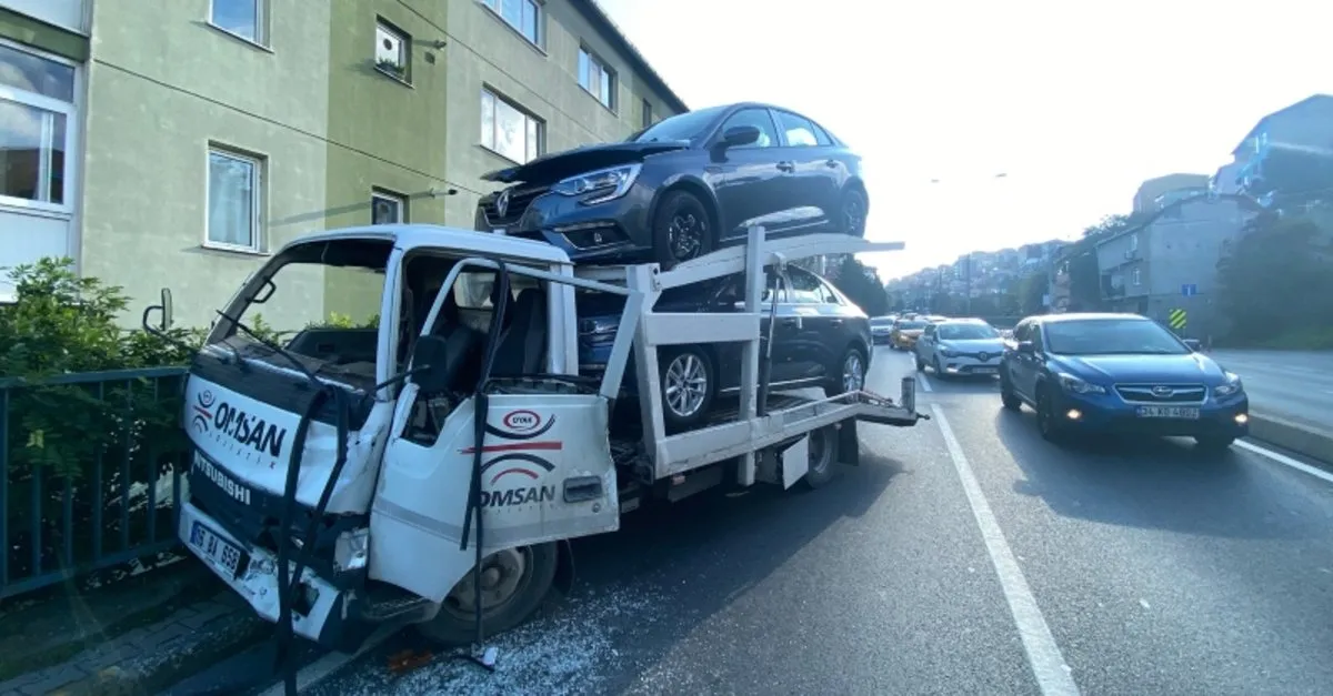 Istanbul Da 2 Milyonluk Kaza Toplu Arac Tasima Kamyonlari Carpisti Sabah Haber Ofisi
