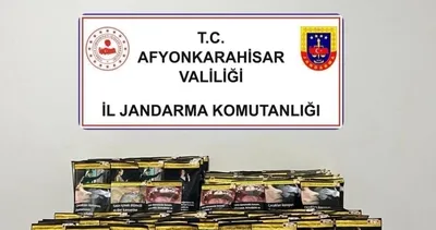 Afyonkarahisar’da kaçak ürün operasyonu