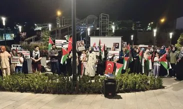 Trabzon’da Gazze protestosu