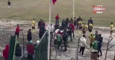 Konya’da amatör küme maçında futbolcuları ve yöneticileri arasında kavga: 2 yaralı | Video