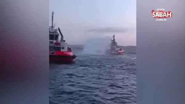 Son dakika: Çanakkale Boğazı'nda kuru yük gemisinde yangın çıktı
