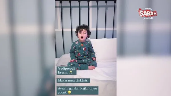 Ayşecan Tatari kızı Müjgan'ın sevimli hallerini paylaştı | Video