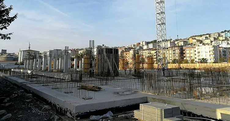Samsun Müzesi inşaatı yükseliyor