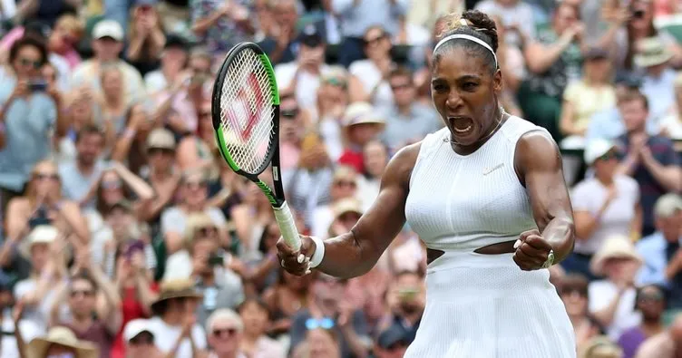 Serena Williams, Wimbledon’da yarı finalde