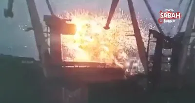 Rusya, Odessa’da ticari gemiyi vurdu: 1 ölü | Video