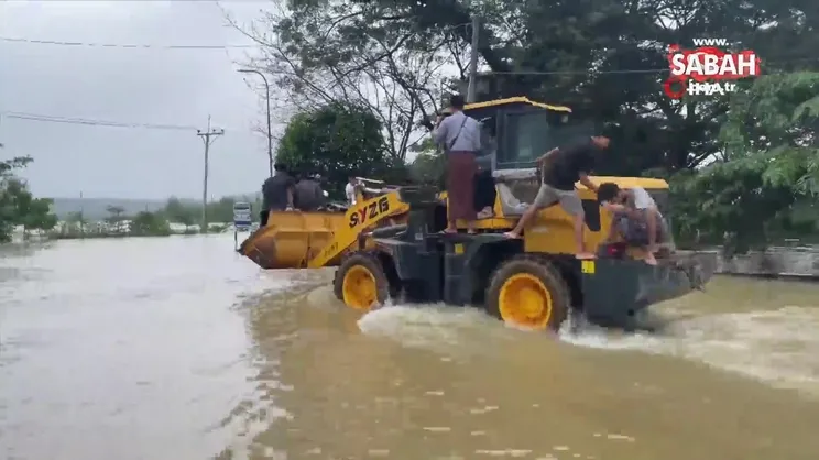 Myanmar selinde 27 bin 302 kişi yerinden oldu
