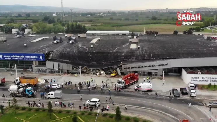 Son dakika: Bursa'da terminale yıldırım düştü! Vatandaşlar büyük korku yaşadı | Video