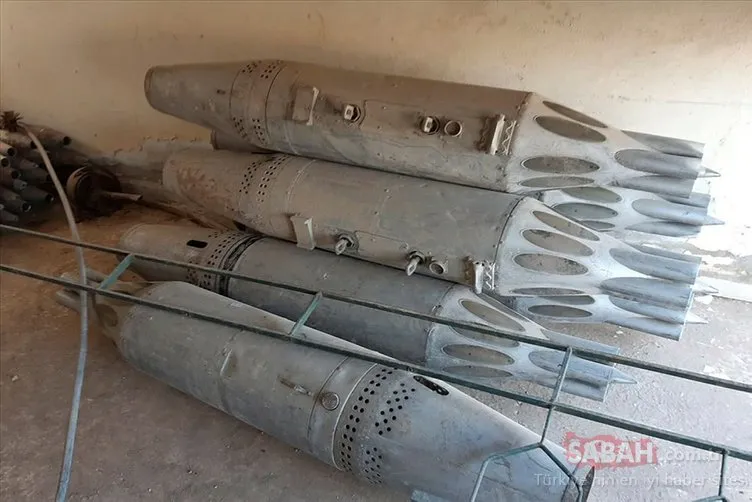 Tel Abyad’da YPG/PKK’ya ait mayın deposu bulundu