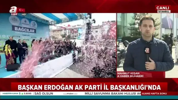 Başkan Erdoğan AK Parti İstanbul İl Başkanlığı'nda