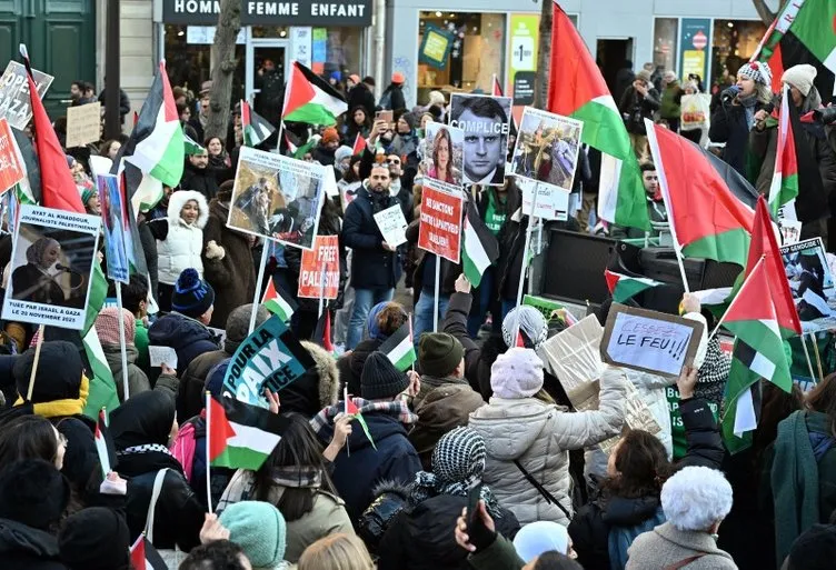 Dünya Gazze için ayakta! Beyaz Saray önünde 'Ölüm' protestosu....