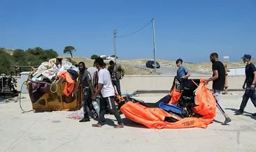 Göçmenlere Yunan Zulmü sürüyor! Denize bıraktıkları göçmenleri Türk Sahil Güvenlik ekipleri kurtardı