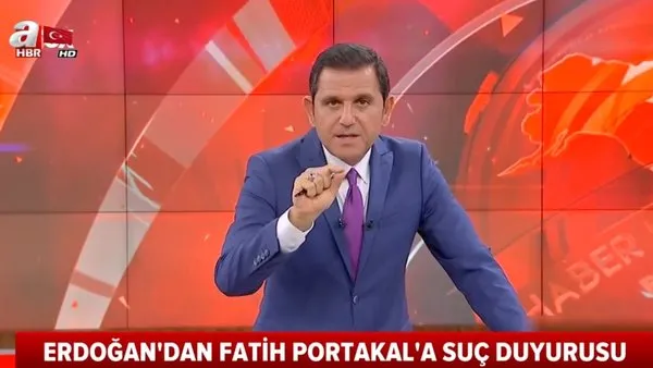 Cumhurbaşkanı Erdoğan'dan FOX TV sunucusu Fatih Portakal'a suç duyurusu | Video