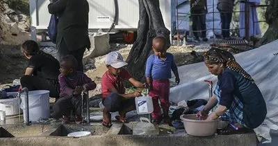 Yunanistan’da 648 kişi kapasiteli kampta 7 bin 600 kişi kalıyor