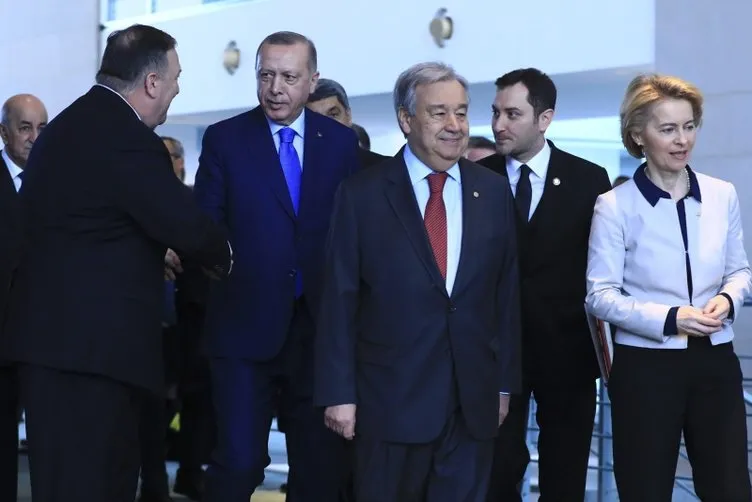 Berlin'deki kritik zirvede Başkan Erdoğan rüzgarı