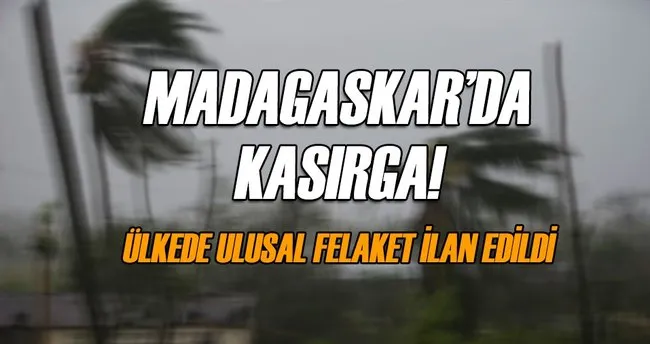 Madagaskar’da kasırga!