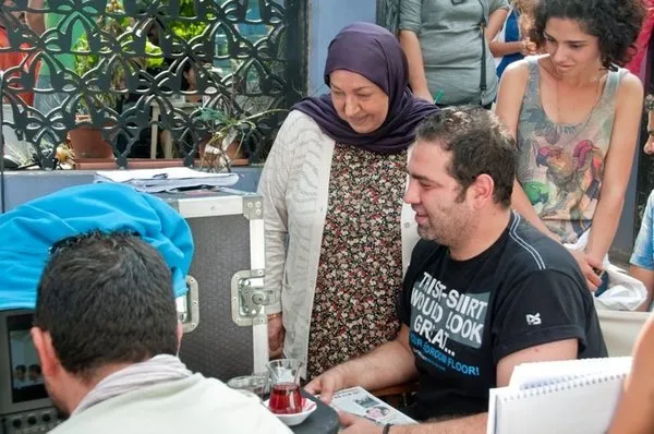 Huzur Sokağı'nın setinden fotoğraflar