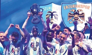 Erzurum’da kupa coşkusu