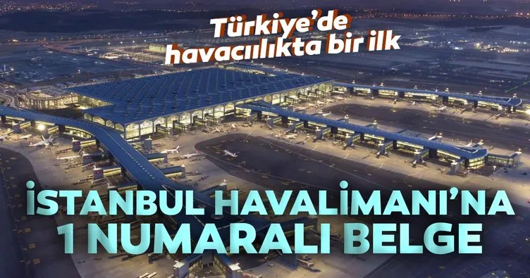 İstanbul Havalimanı’na ’’Sıfır Atık’ belgesi
