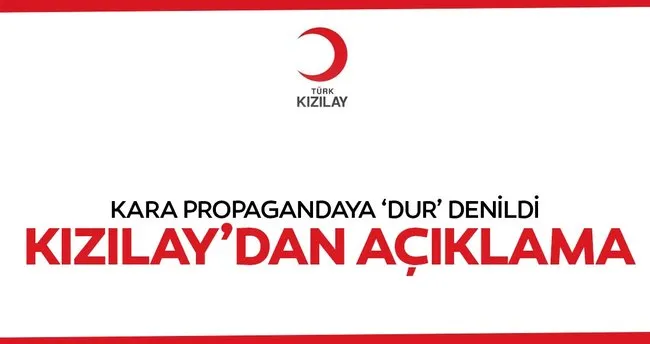 Kizilay Dan Kara Propagandaya Cevap Dunya Haberleri