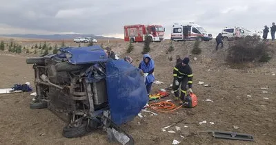 Kırıkkale’de trafik kazası: Sürücü ağır yaralı #kirikkale