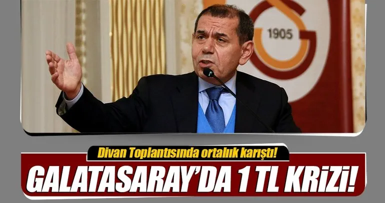 Galatasaray divanında 1 TL-100 TL tartışması!