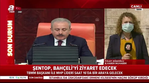Son dakika: TBMM Başkanı Şentop, MHP Lideri Bahçeli'yi ziyaret edecek | Video