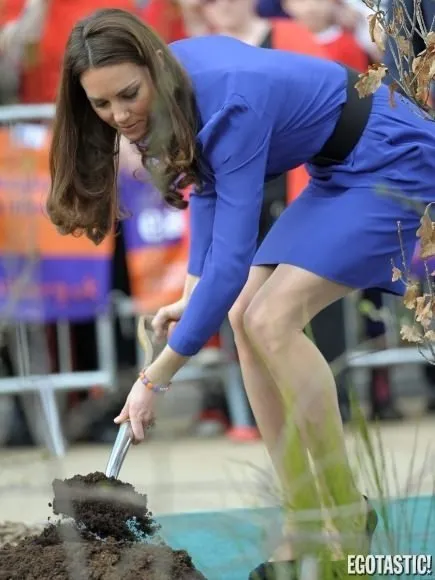 Kate Middleton kolları sıvadı!