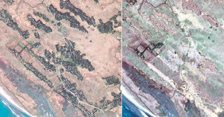 Köyleri dozerlerle yok ettiler