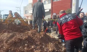 Kızıltepe'de göçük altında kalan tesisat ustası hayatını kaybetti #mardin