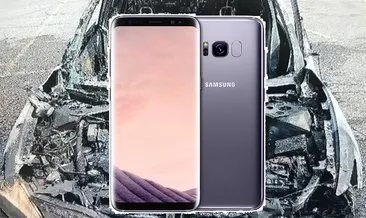 Galaxy S8 bir arabayı yok etti!